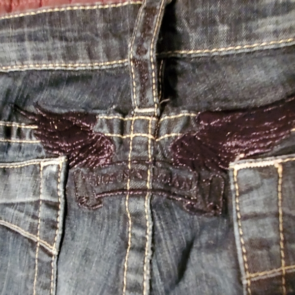 Robin's Jean Denim - Over $200 MSRP Robin's Jeans Marilyn Black Wings